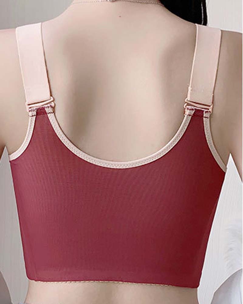 Adjustable Top Bra With Anti-Sagging Nipple