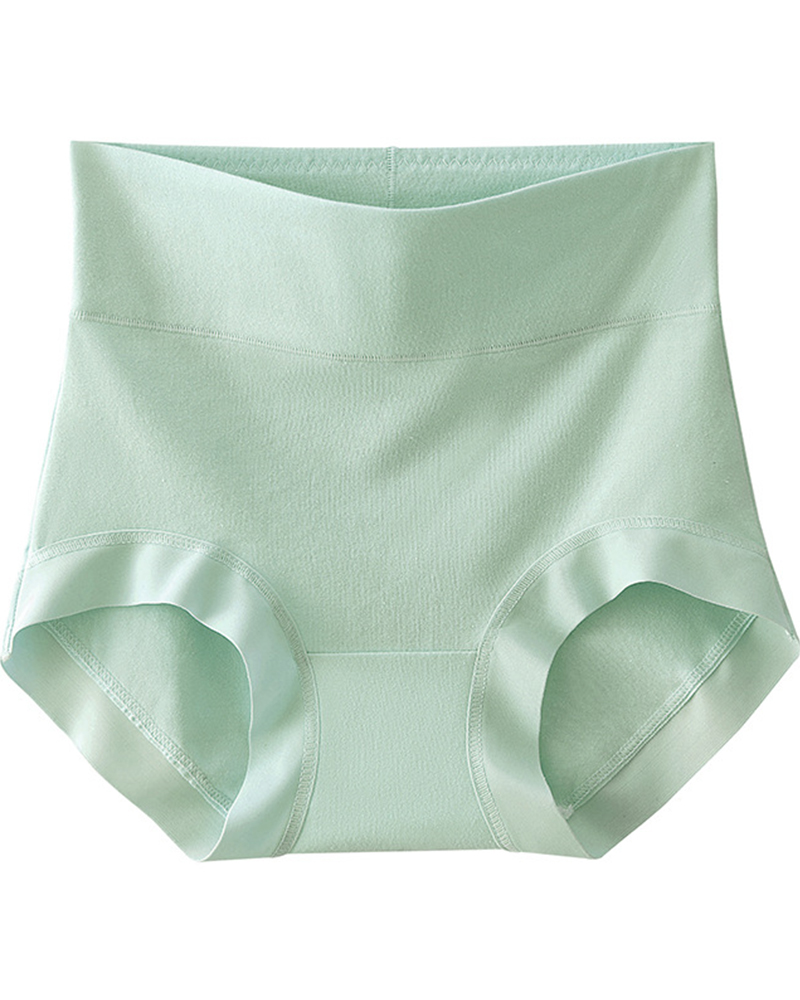 Long Staple Cotton High Waist Tummy Control Panties