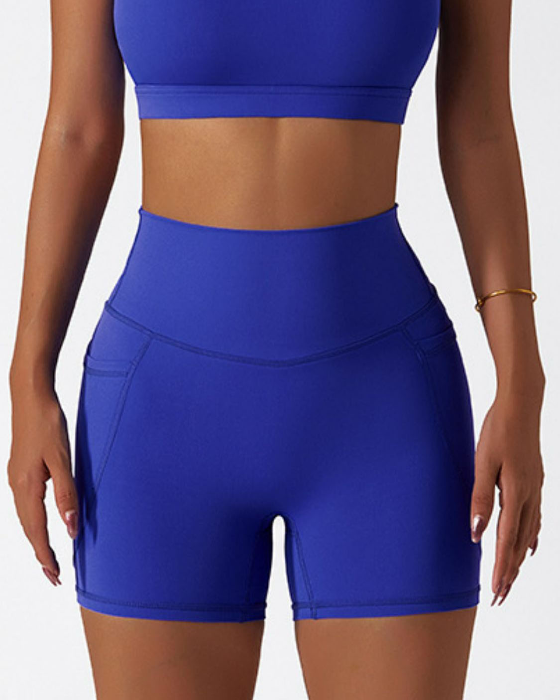 Quick-Dry Biker Shorts with Pockets