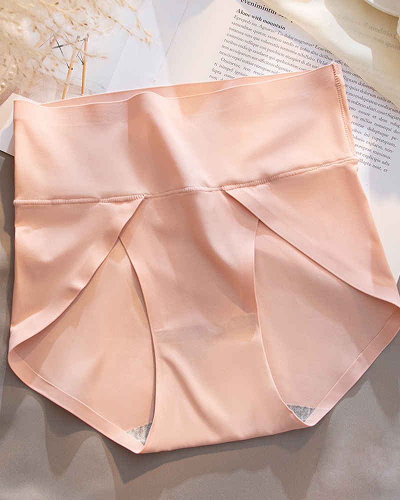 High-Slit, No-Thigh, High-Waist, Tummy-Lifting, Butt-Lifting Briefs