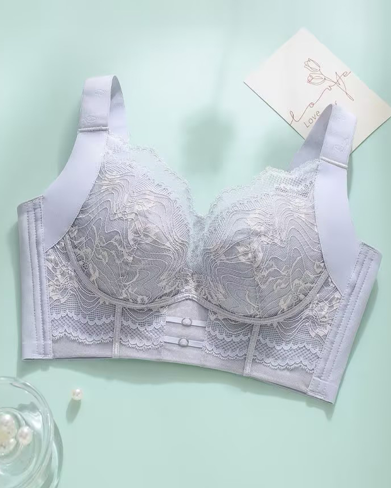 Women's Wireless Push Up Lace Bra