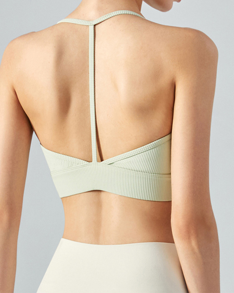 Halter Neck Yoga Vest