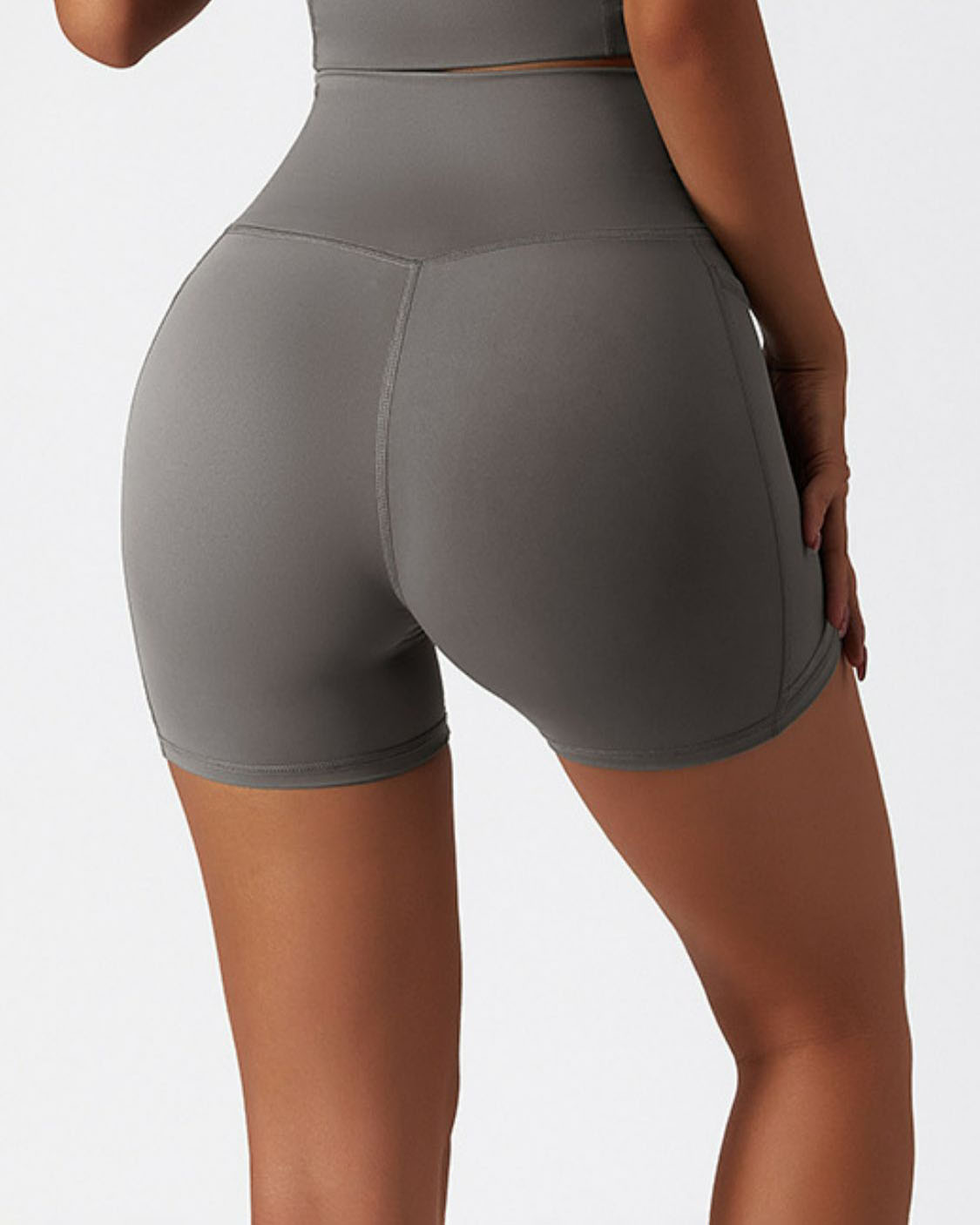 Quick-Dry Biker Shorts with Pockets